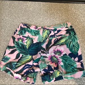 Flower patterned shorts